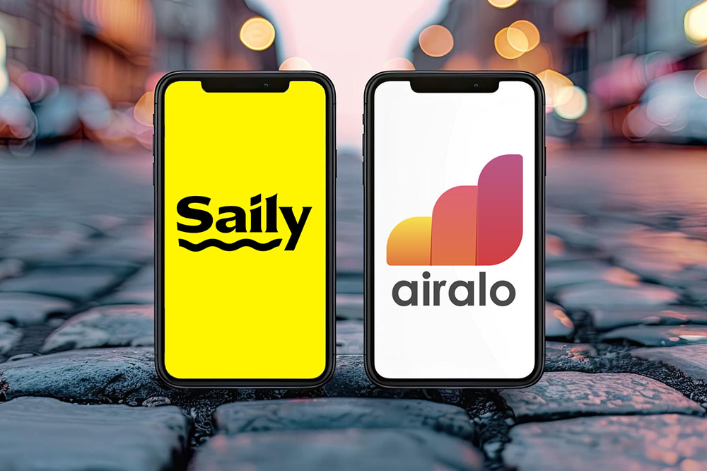 Srovnání Saily a Airalo – která eSIM je lepší volba?