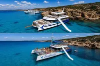 Comino: Modrá laguna, Křišťálová laguna a prohlídka mořských jeskyní