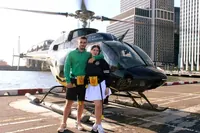 Let vrtulníkem nad New Yorkem: Socha Svobody a panorama města