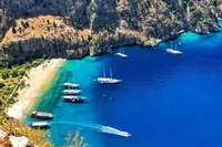 Ölüdeniz: Výlet lodí do Údolí motýlů s obědem formou bufetu