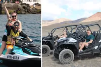 PACK DUO Lanzarote: Dobrodružství s buginou a vodním skútrem