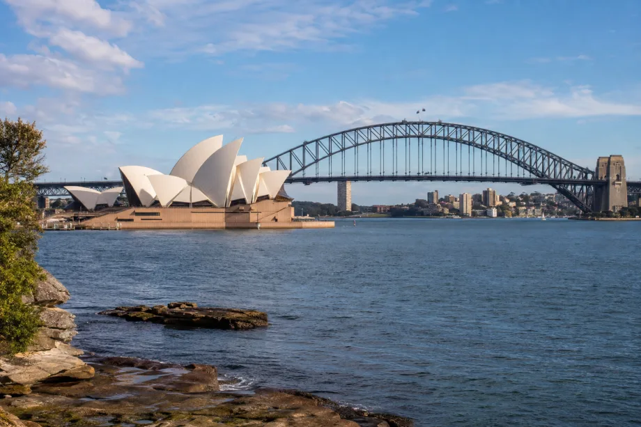 Opera House a Harbour Bridge