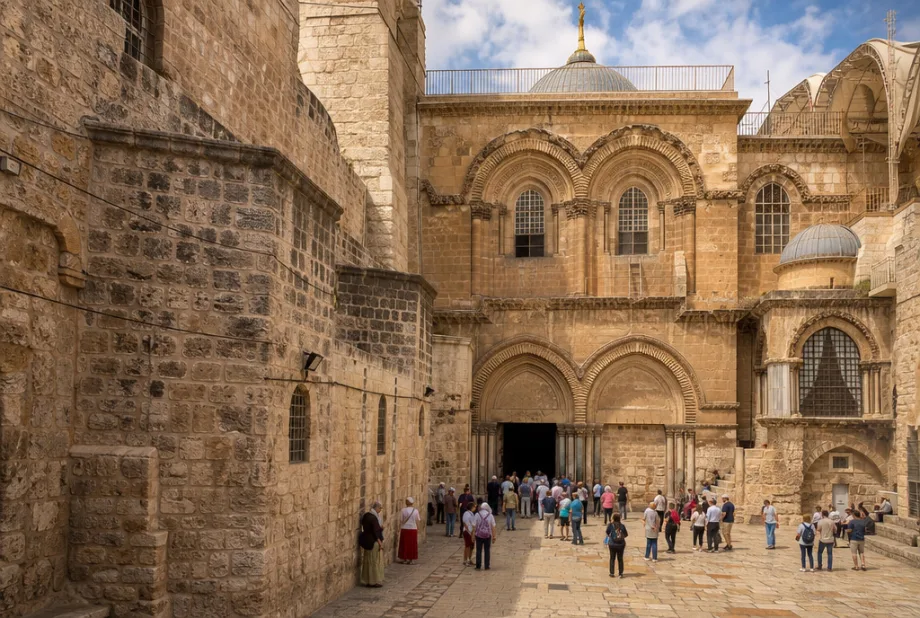 Boží hrob a Via Dolorosa