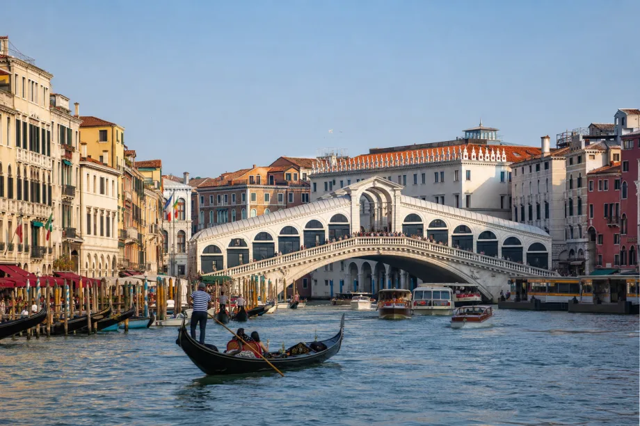 Canal Grande a most Rialto
