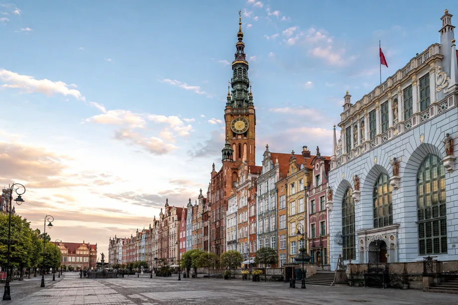 Długi Targ a Neptunova fontána