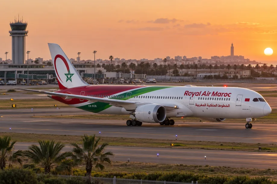 Royal Air Maroc: jídlo a hotel při přestupu v Casablance 2026