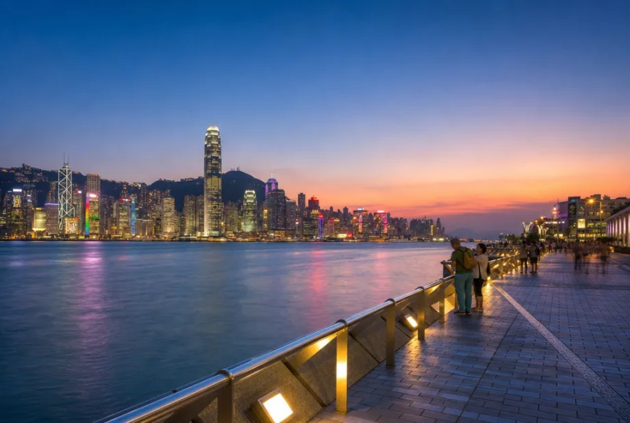 Tsim Sha Tsui a Victoria Harbour